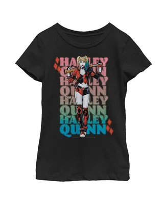 Харли Квинн - Harley Quinn детская футболка с коротким рукавом (цвет:  розовый меланж) | Все футболки интернет магазин футболок. Дизайнерские  футболки, футболки The Mountain, Yakuza, Liquid Blue