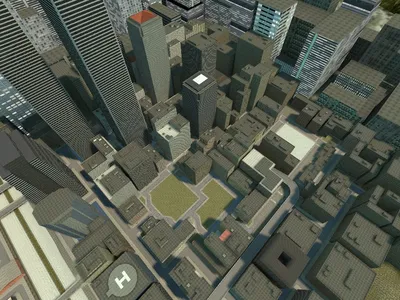 High Tech City - GM - Garry's Mod - Карты - Склад SOURCE (HL2) -  Футуристичный город будущего