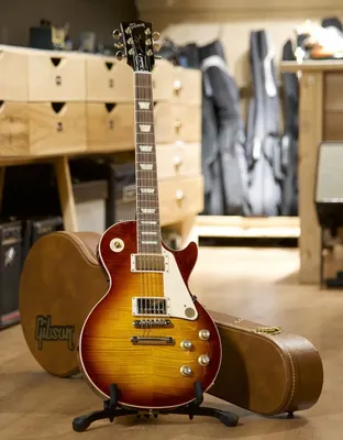 Электрогитара Gibson Les Paul Standard '60s Iced Tea, с кейсом - купить в  интернет магазине “Гитарный клуб”