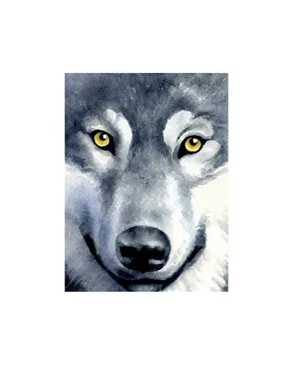 Нашивка Волк (зеленые глаза) — Нашивки — Рок-магазин атрибутики Castle Rock