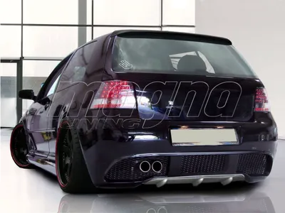 Volkswagen golf 4 with green to purple gradient body color on Craiyon