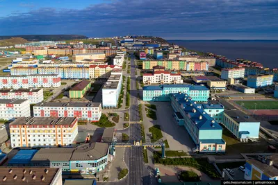 Анадырь с высоты — самый восточный город России | Пикабу