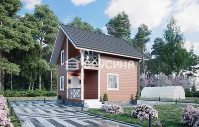 Строительство одноэтажных домов с террасой и гаражом до 100 кв.м.