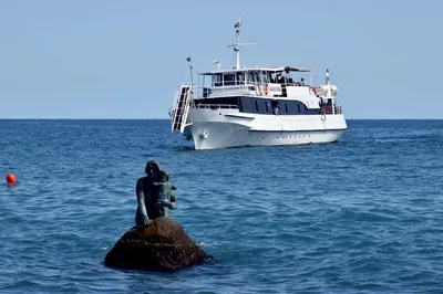 Фото: Ялта, набережная, вид с моря. Вальков Сергей. Город. Фотосайт  Расфокус.ру