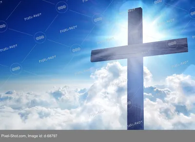 Крест иисуса христа на небе с драматическими облаками и яркими солнечными  лучами ai generative | Премиум Фото
