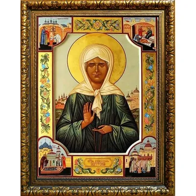 Икона св. Матроны, подаренная Патриархом | stmatrona.com