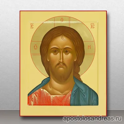 Купить маленькую серебряную икону Спасителя Иисуса Христа.