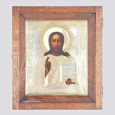 Образ Христа Спасителя на иконе - церковная утварь от производителя