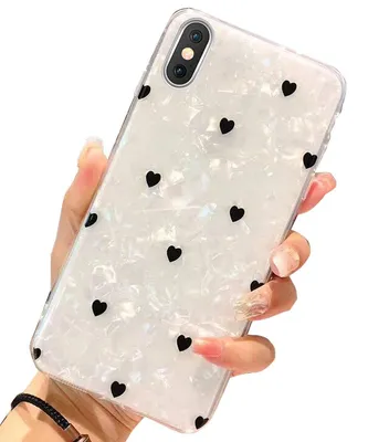 Amazon.com: J.west iPhone X Case,iPhone 10 Case, iPhone X TPU Case Luxury  Sparkle Bling Crystal Clear Soft TPU Silicone Back Cover for Girls Women  for Apple 5.8\" iPhone X (Heart) : Cell