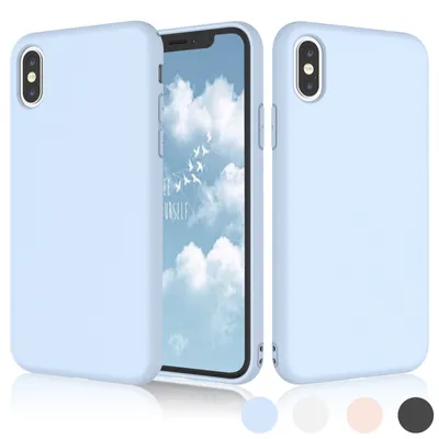 iPhone X Case, iPhone X Case For Women, iPhone 10 Case, Njjex Matte  Charming Colorful Slim Soft TPU Bumper Case Cover For Apple iPhone X 2017  Release -Purple Blue - Walmart.com