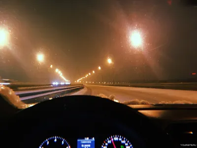 зима#дорога#ночь | TikTok