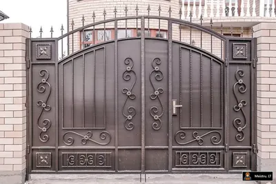 Ворота и калитки - примеры работ компании \"Заборный Мастер\"