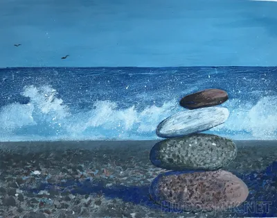 Природа Байкала | Камень, море, облака