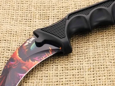 Купить CS2 Безопасный и стильный игрушечный деревянный нож керамбит для CS: GO-энтузиасты | Joom