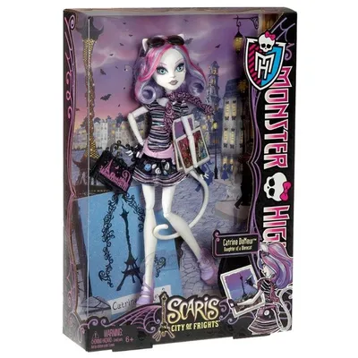 Купить Кукла Monster High Скариж город страхов Катрин Де Мяу, 27 см, Y7295  по Промокоду SIDEX250 в г. Орехово-Зуево + обзор и отзывы - Куклы и пупсы в  Орехово-Зуево (Артикул: RTRTNWM)