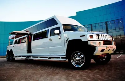 Лимузин Mega Hummer H2 белый прокат аренда Киев цена | АвтоЛимо