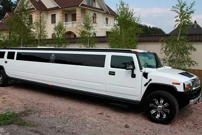 Лимузин Hummer H2 белый