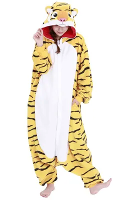 Cheap Kigurumi Onesie Adult Animal Tiger Pajamas Suit Warm Soft Stitch  Sleepwear Onepiece Winter Jumpsuit Pijama Nightwear Women Clothes | Joom