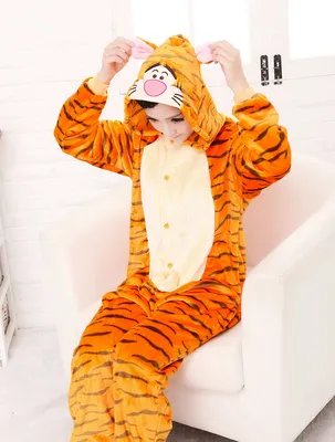 Kigurumi Tiger onesies Pajamas Sets animal costume Pyjamas Unisex Cartoon  Cosplay character pijamas sleepwear