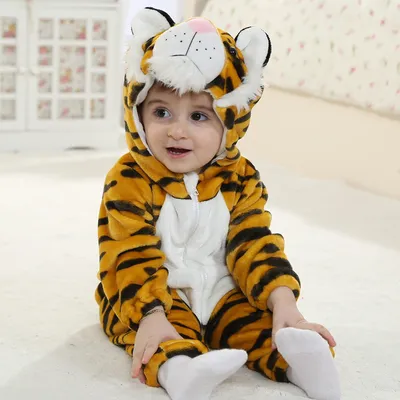 Cute Tiger Kigurumi X-Tall Adult Animal Onesie Costume Pajama By Panda  Parade