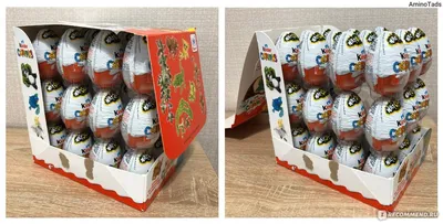 Шоколадное яйцо с сюрпризом FERRERO Kinder сюрприз Natoons - «Коробка  киндеров - мечта детства исполнилась в 29 лет :D » | отзывы