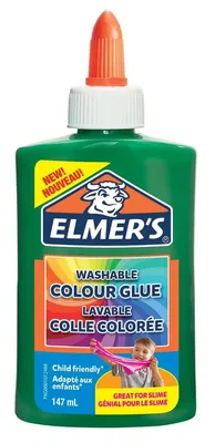 Клей для слаймов Elmers Colour Glue 147 мл (2109488) — купить в Москве,  цены в интернет-магазине «Экспресс Офис»