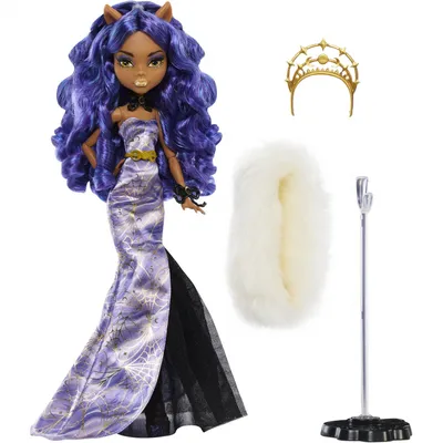 Коллекционная кукла Монстер Хай Клодин Вульф Monster High Clawdeen Wolf  Howliday Edition In Purple Gown: продажа, цена в Киеве. Куклы, пупсы от  \"🎁\"Kidsik\"🎄❄️\" - 2021487199