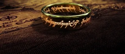 Кольцо Buyincoins Fashion Stainless Steel Ring Celtic The Lord of the Rings  Gold Plated 6MM - «Кольцо из фильма \"Властелин колец\". Идеальный подарок  фанатам фильма. (Как я хотела сделать сюрприз) :)))» | отзывы
