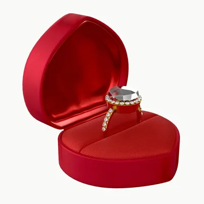 Красивое обручальное кольцо в коробке, крупным планом :: Стоковая  фотография :: Pixel-Shot Studio