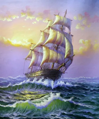 Корабль,море и закат - обои на телефон бесплатно. | Sailing, Boat, Tall  ships