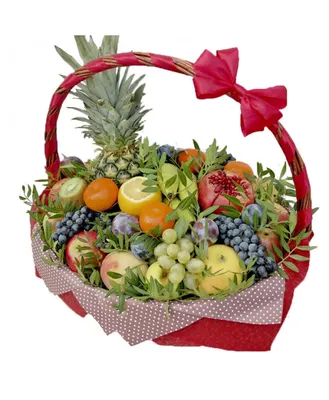 Фруктовая корзина \"Пикник с фруктами\": цена 6 400 руб.