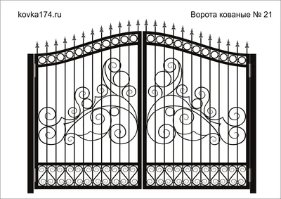 Кованые ворота в ассортименте. Купить кованые ворота в компании Модуль  Двери.