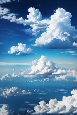 Фото красивого неба с облаками | Премиум Фото