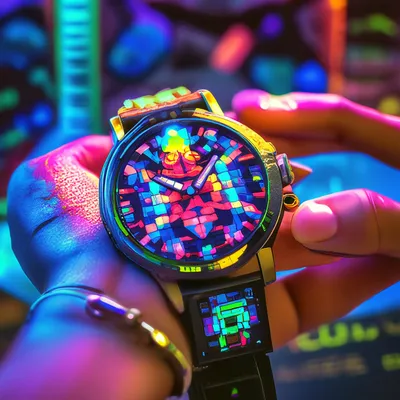 Красивые часы на руку, необычный …» — создано в Шедевруме