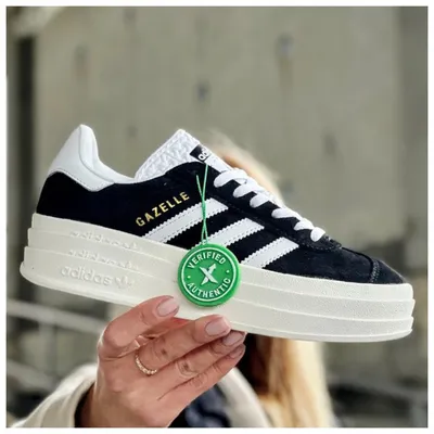 Купить кроссовки Adidas Gazelle темно-синие с доставкой по Москве и РФ