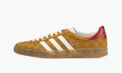 Кроссовки Gucci x Adidas Gazelle OG цвет Коричневый цвет Коричневый