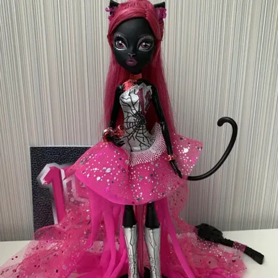 Коллекционная кукла Монстр Хай Кэтти Нуар, Новый скарместр - Monster High  Catty Noir