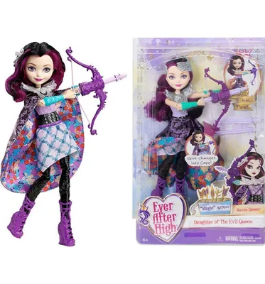 Кукла Рэйвен Квин Ever After High Magic Arrow, Стрельба из лука Эвер Афтер  Хай