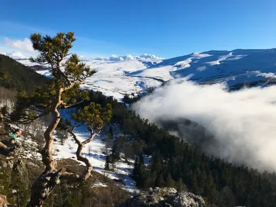 Снежная горка, Спортивно-туристическая база Оштен, Лагонаки