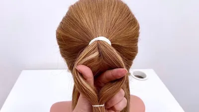 6 причёсок с плетением на каждый день на средние и длинные волосы, быстро и  легко - YouTube
