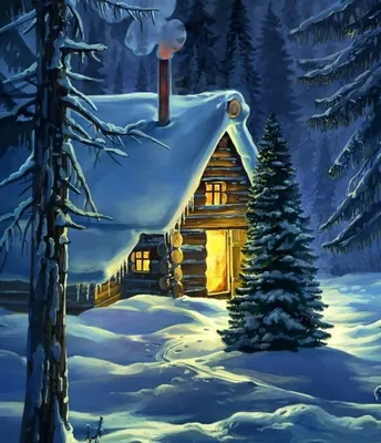 Звёздная ночь в зимнем лесу. Photographer Gorshkov Igor