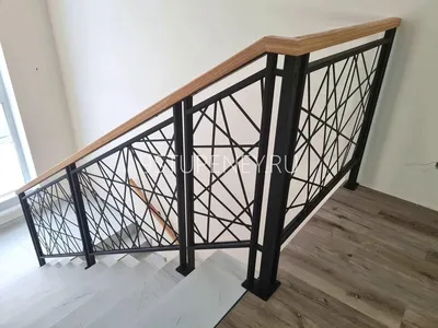 Красивая лестница на второй этаж из металла - цена и фото