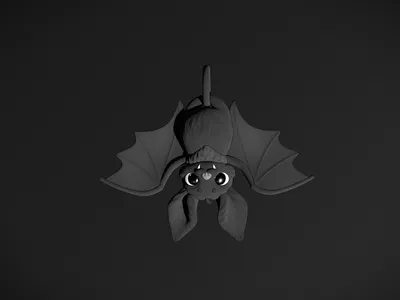 Милая летучая мышь,хеллоуин,темно …» — создано в Шедевруме