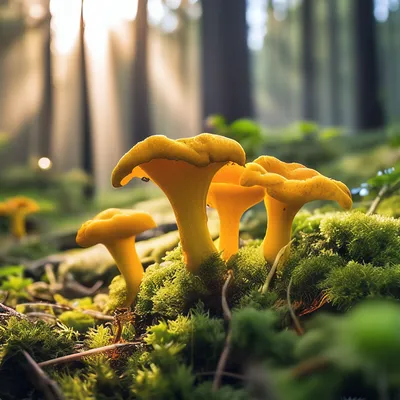 Cantharellus cibarius, Лисичка обыкновенная