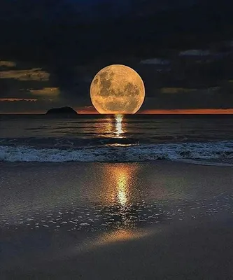 Луна Море Свет Луны - Бесплатное фото на Pixabay - Pixabay