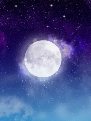 Ночь Луна звезды (58 фото) - 58 фото