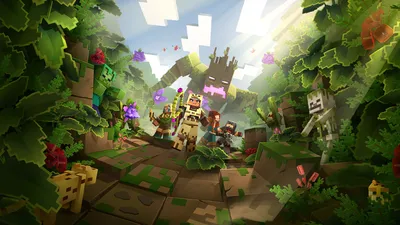 2048x1152 Minecraft Dungeons Jungle Awakens Hero Wallpaper,2048x1152  Resolution HD 4k Wallpapers,Images,Backgrounds,Photos and Pictures