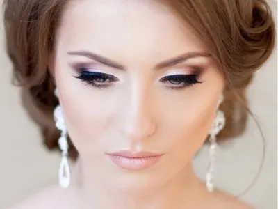 нежный свадебный макияж, макияж невесты, свадебный макияж, свадебный макияж  в стиле нюд, свадебный макияж для невесты - The-wedding.ru