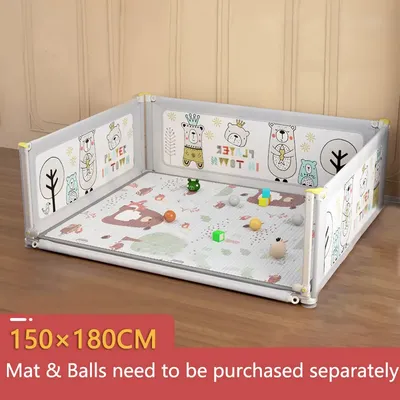 Детский манеж кровать SOLMAX игровое ограждение для детей - купить с  доставкой по выгодным ценам в интернет-магазине OZON (769023774)
