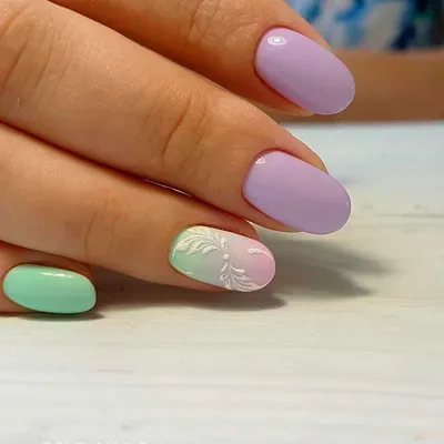 Модный маникюр лето 2023 - фото, дизайн, новинки, идеи | Romantic nails,  Sassy nails, Cute acrylic nails